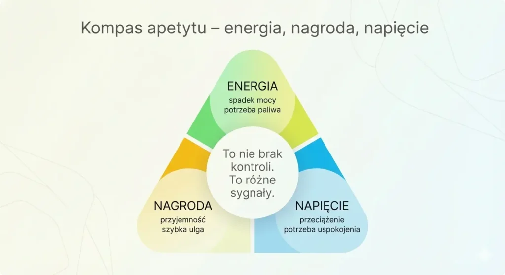 apetyt i kontrola głodu - 3 HUB 3 - infografika Kompas apetytu 01